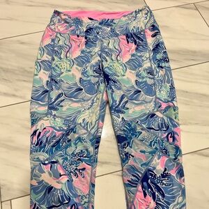 Lilly Pulitzer Luxletic leggings pink and blue